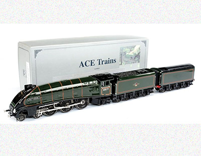 ACE Trains O Gauge 3-rail electric 4-6-0 BR 60019 Bittern Locomotive and twin 8-wheeled Tende