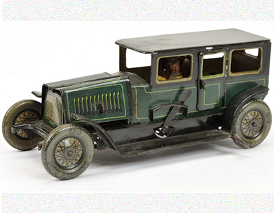 Moko Georg Adam Mangold (Gama) 1920's pre-war clockwork tinplate Limousine