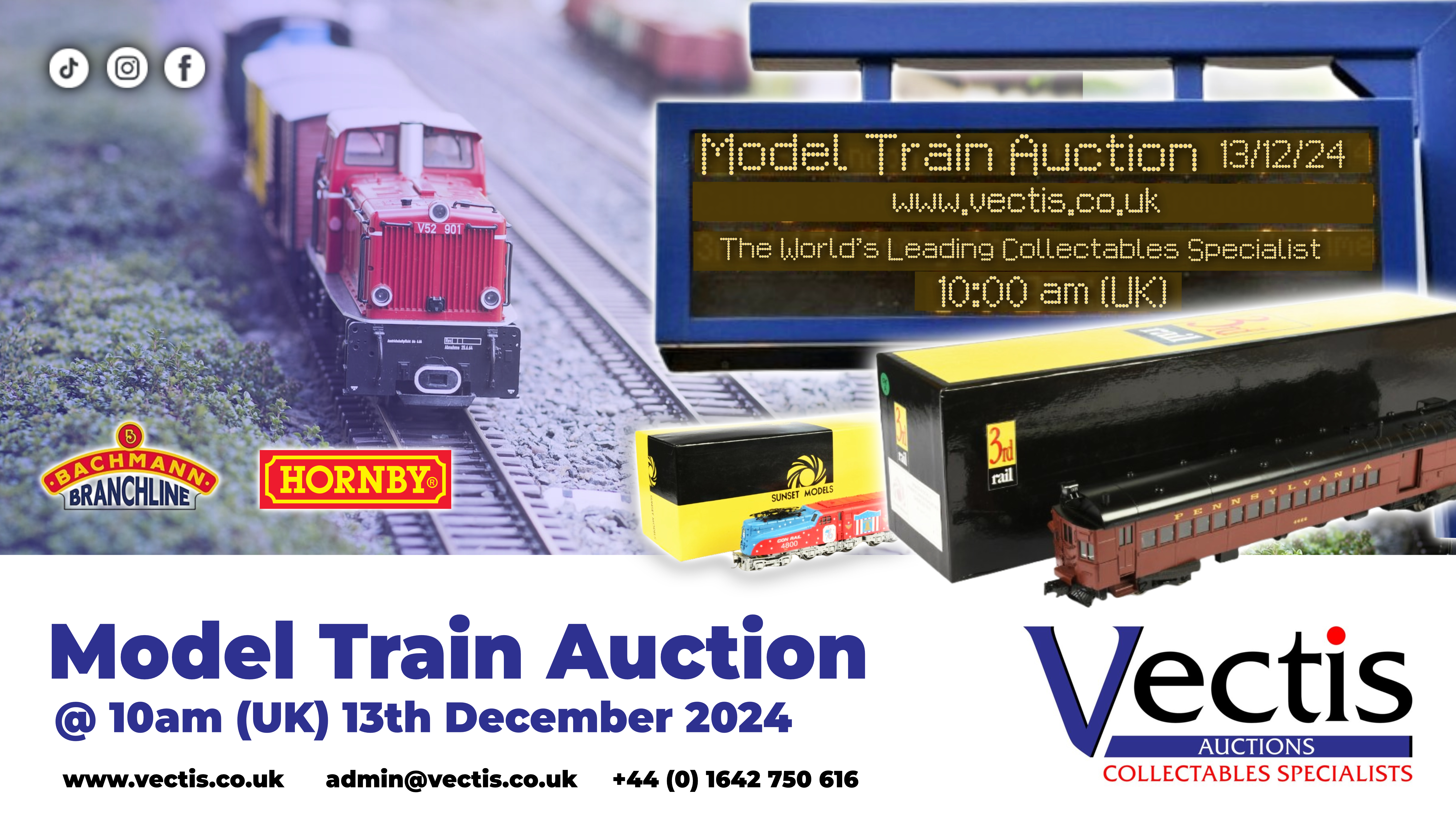 Model Train Auction - Friday 13 December 2024 10:00