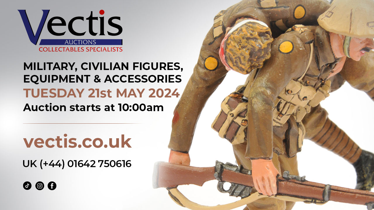 Military, Civilian Figures, Equipment and Accessories Auction - Tuesday 21 May 2024 10:00